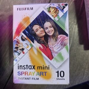 Fujifilm Instax Mini Colorful Spray Art Film Pack Of 2